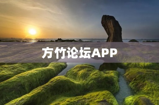 方竹论坛APP:打造专属于你的交流平台 方竹论坛APP:打造专属于你的交流平台