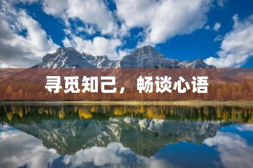 寻觅知己,畅谈心语:心语交友聊天平台 寻觅知己,畅谈心语:心语交友聊天平台