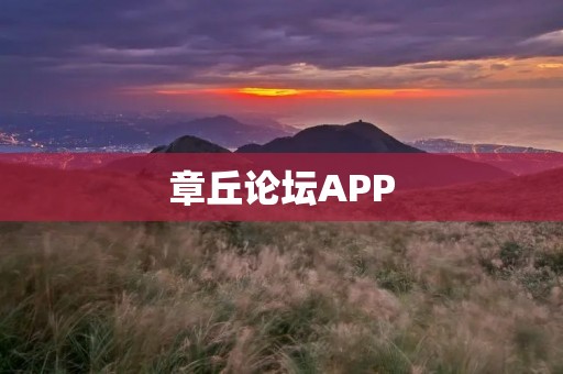 章丘论坛APP：连接你我，分享美好生活