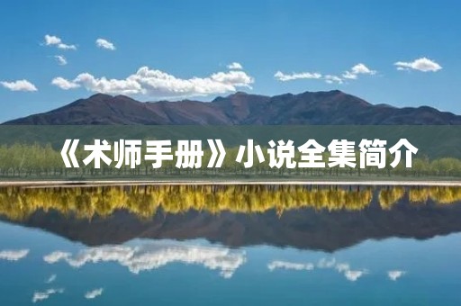 《术师手册》小说全集简介
