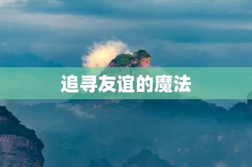 追寻友谊的魔法:我的小马驹 追寻友谊的魔法:我的小马驹