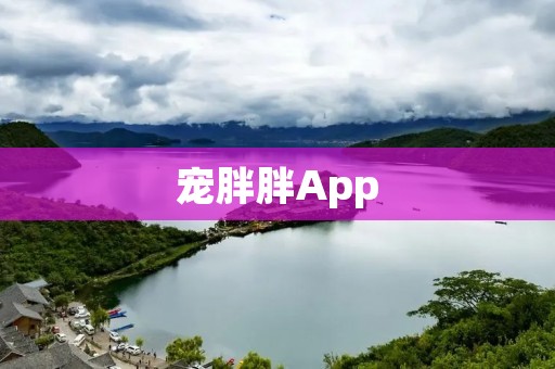 宠胖胖App：养宠指南，营养健康一键掌握