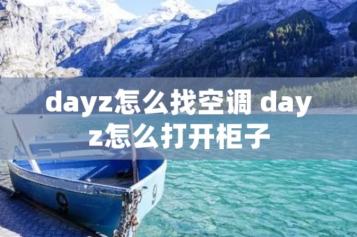 dayz怎么找空调 dayz怎么打开柜子