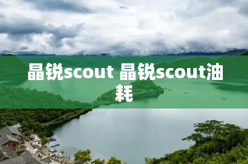 晶锐scout 晶锐scout油耗 晶锐scout 晶锐scout油耗