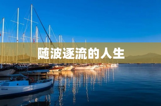 随波逐流的人生：追求自我还是顺应潮流？