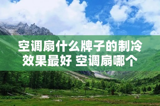 空调扇什么牌子的制冷效果最好 空调扇哪个牌子制冷效果好 空调扇什么牌子的制冷效果最好 空调扇哪个牌子制冷效果好