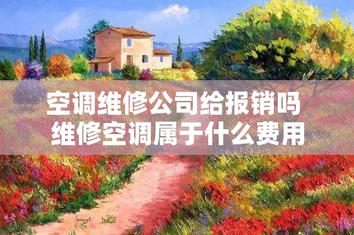空调维修公司给报销吗 维修空调属于什么费用 空调维修公司给报销吗 维修空调属于什么费用