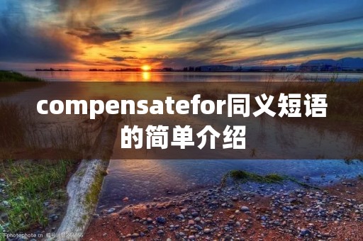 compensatefor同义短语的简单介绍