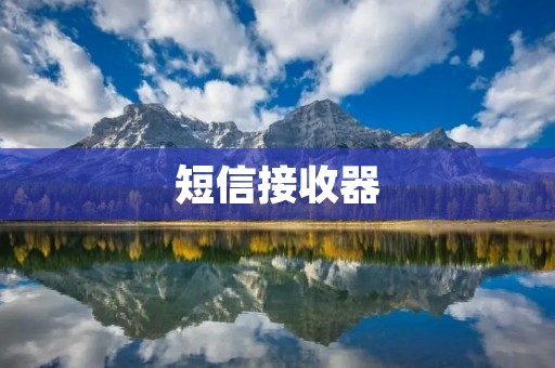短信接收器:让您不错过任何重要信息 短信接收器:让您不错过任何重要信息