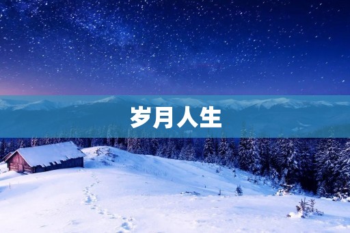 岁月人生：一场奇妙的旅程