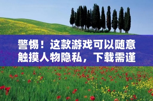 警惕！这款游戏可以随意触摸人物隐私，下载需谨慎！