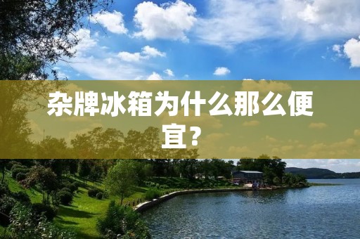 杂牌冰箱为什么那么便宜？