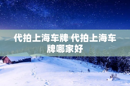 代拍上海车牌 代拍上海车牌哪家好 代拍上海车牌 代拍上海车牌哪家好