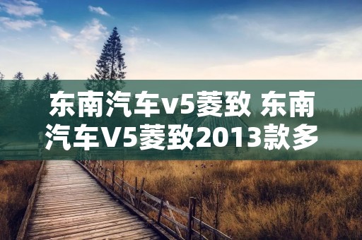 东南汽车v5菱致 东南汽车V5菱致2013款多媒体怎么使用