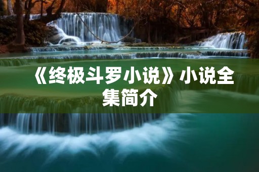 《终极斗罗小说》小说全集简介
