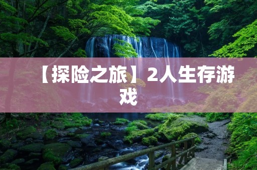 【探险之旅】2人生存游戏：与好友一起体验极限生存！