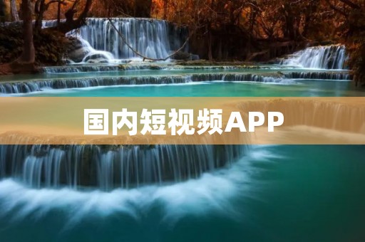 国内短视频APP：探索新的娱乐方式