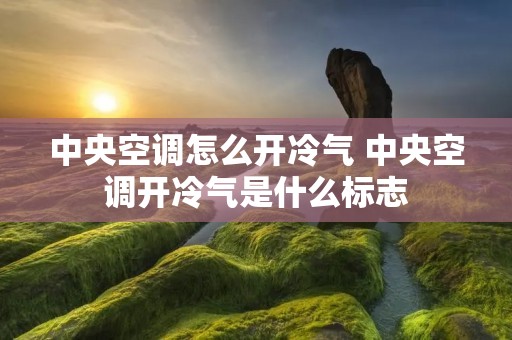 中央空调怎么开冷气 中央空调开冷气是什么标志