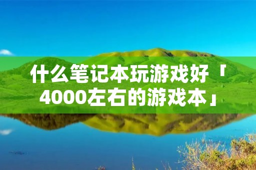 什么笔记本玩游戏好「4000左右的游戏本」