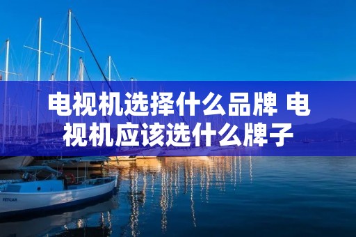 电视机选择什么品牌 电视机应该选什么牌子 电视机选择什么品牌 电视机应该选什么牌子