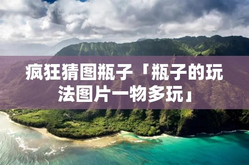 疯狂猜图瓶子「瓶子的玩法图片一物多玩」