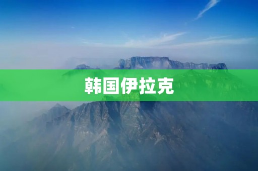 韩国伊拉克：两国间的紧密合作与友谊