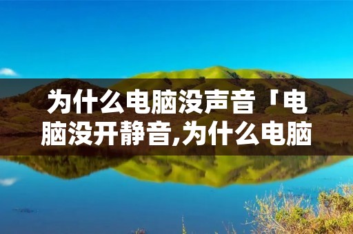 为什么电脑没声音「电脑没开静音,为什么电脑没声音」 为什么电脑没声音「电脑没开静音,为什么电脑没声音」