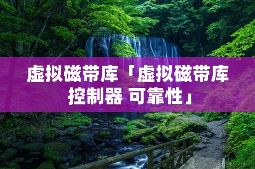 虚拟磁带库「虚拟磁带库 控制器 可靠性」