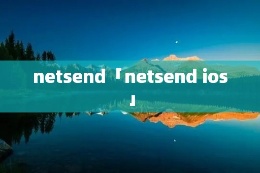 netsend「netsend ios」