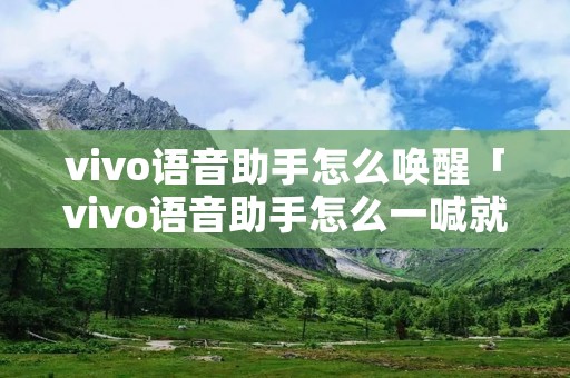 vivo语音助手怎么唤醒「vivo语音助手怎么一喊就出来」