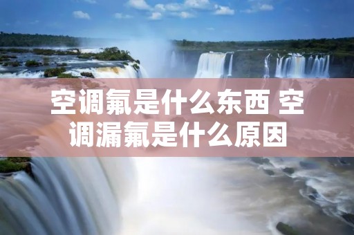 空调氟是什么东西 空调漏氟是什么原因