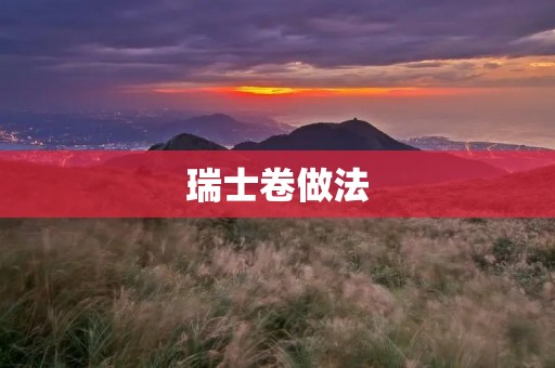 瑞士卷做法：让你轻松成为甜点达人