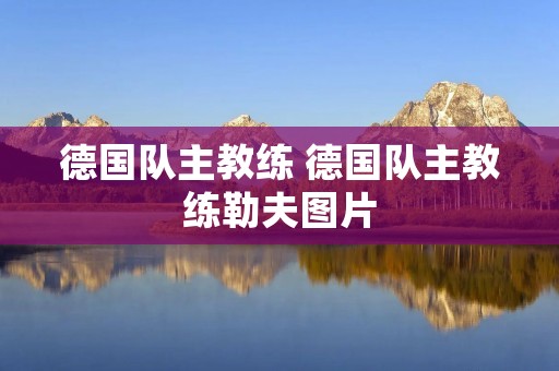 德国队主教练 德国队主教练勒夫图片 德国队主教练 德国队主教练勒夫图片