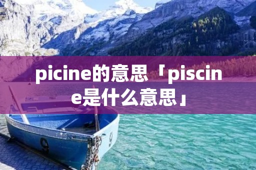 picine的意思「piscine是什么意思」 picine的意思「piscine是什么意思」