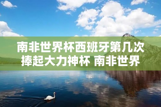 南非世界杯西班牙第几次捧起大力神杯 南非世界杯决赛中西班牙队的首粒进球是谁打的 南非世界杯西班牙第几次捧起大力神杯 南非世界杯决赛中西班牙队的首粒进球是谁打的