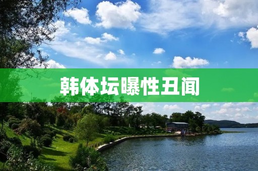韩体坛曝性丑闻：揭开偶像圈的黑暗面