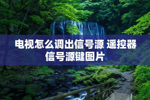 电视怎么调出信号源 遥控器信号源键图片