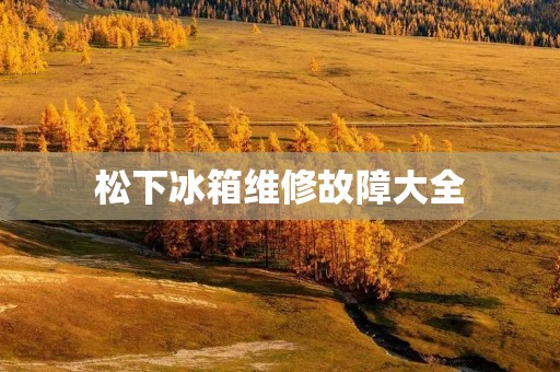 松下冰箱维修故障大全:解决您家中松下冰箱遇到的各类问题 松下冰箱维修故障大全:解决您家中松下冰箱遇到的各类问题
