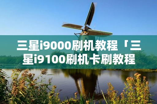 三星i9000刷机教程「三星i9100刷机卡刷教程」 三星i9000刷机教程「三星i9100刷机卡刷教程」