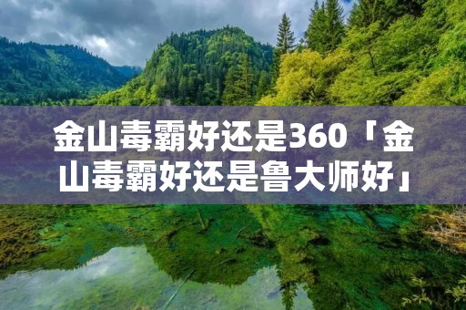 金山毒霸好还是360「金山毒霸好还是鲁大师好」