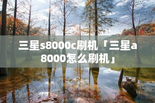 三星s8000c刷机「三星a8000怎么刷机」