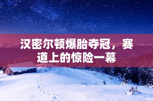 汉密尔顿爆胎夺冠，赛道上的惊险一幕