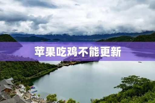 苹果吃鸡不能更新：玩家们的困扰与期待