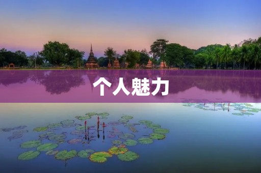个人魅力:如何提升自己的魅力与吸引力