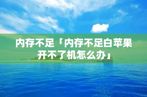 内存不足「内存不足白苹果开不了机怎么办」