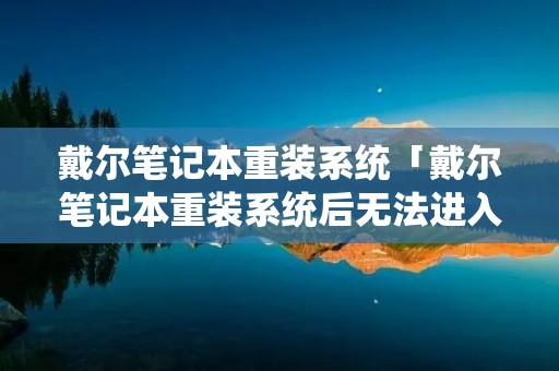 戴尔笔记本重装系统「戴尔笔记本重装系统后无法进入系统怎么办」 戴尔笔记本重装系统「戴尔笔记本重装系统后无法进入系统怎么办」