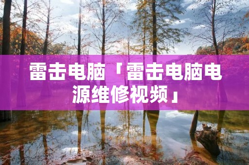 雷击电脑「雷击电脑电源维修视频」