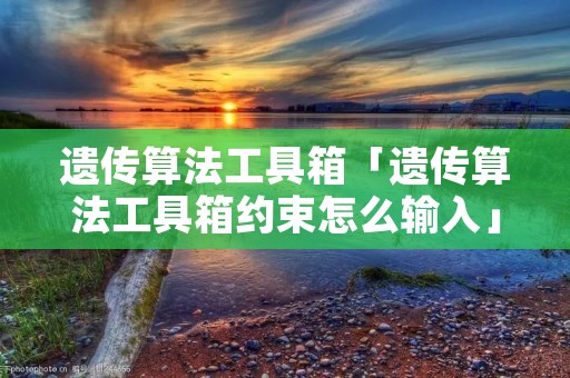 遗传算法工具箱「遗传算法工具箱约束怎么输入」 遗传算法工具箱「遗传算法工具箱约束怎么输入」