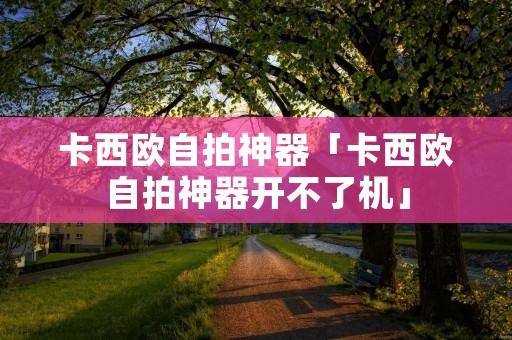 卡西欧自拍神器「卡西欧自拍神器开不了机」