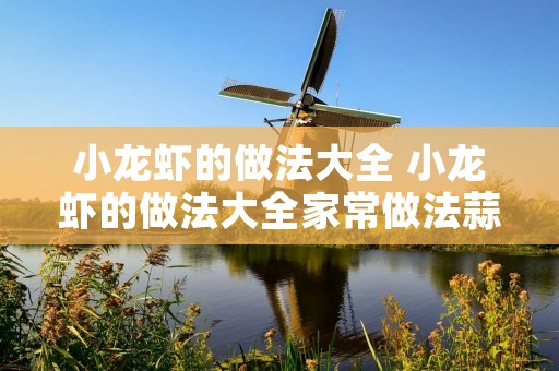小龙虾的做法大全 小龙虾的做法大全家常做法蒜蓉小米辣 小龙虾的做法大全 小龙虾的做法大全家常做法蒜蓉小米辣